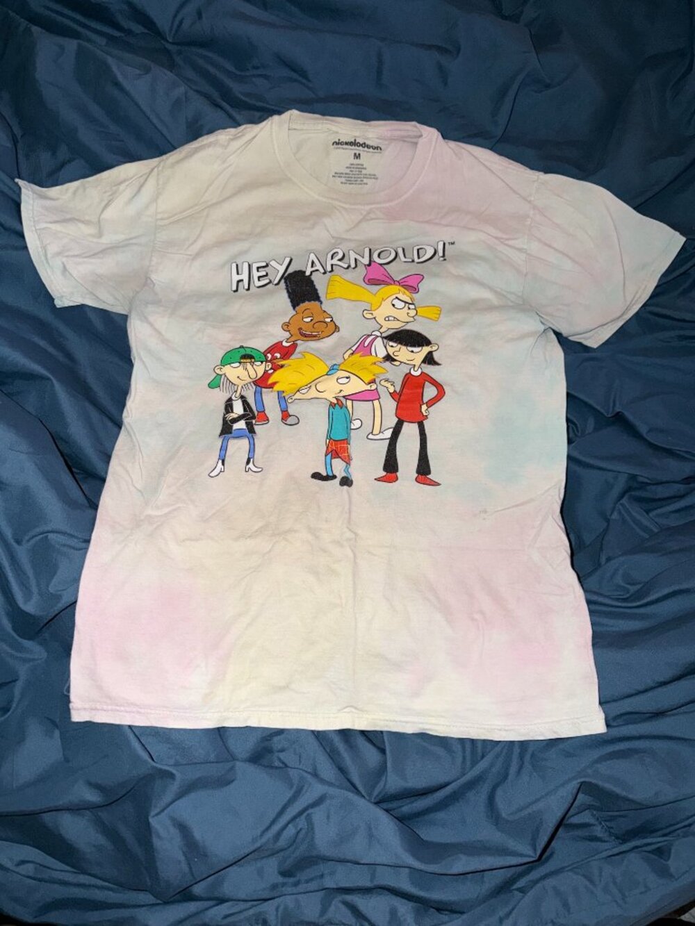 Nickelodeon Hey Arnold! Graphic T-Shirt | Medium | 100% Cotton
